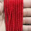 Ábaco de cuentas de vidrio esmaltado multicolor, espaciador de cuentas planas de vidrio, imitación de jade, accesorios para joyería DIY, espaciador 4*2mm al por mayor
