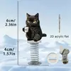 Pingente Fofo de Mochila Nova da Amazon ou Encantador Acrílico Plano Mola Chaveiro para Retrovisor de Carro Animal