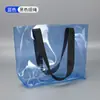 Bolso de PVC Bolso Transparente de Color Sólido Bolso de Hombro para Eventos de Exposición Bolsa de Regalo de Plástico Bolso de Mano