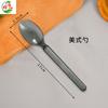 Tenedor y cuchara desechables, empaque separado, tenedor para fruta, tenedor para ensalada, cuchara de plástico de grado alimenticio, cuchara para comida rápida para llevar, cuchara para sopa de gachas