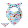 Baberos Finos de Verano para Perros, Pañuelos Triangulares Estilo Hip-Hop Universales para Gatos y Perros, Adecuados para Teckel, Bichón, Gatos Ragdoll, Toallas para Saliva de Mascotas