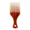 Artefato de Estilização Masculina Pente de Óleo Âmbar Pente de Dentes Largos Pente para Cabelo com Topete Estilização de Cabelo Grande com Topete Grande Faca Pente Grande de Dentes Largos