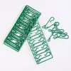 Ganchos de Decoração de Bola de Natal Transfronteiriços Árvore de Natal Cor Verde Transparente Acessórios de Plástico Ganchos Pequenos em Forma de S Ferramentas Pendentes