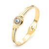 Pulseira transfronteiriça nova de aço titânio olho do diabo rotativo cravejada de diamantes tendência da moda broca oca pulseira de ouro 18K