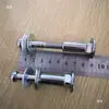 Máquina overlock Máquina de puntada de borde Máquina coverstitch Placa inferior Charola Soporte de cabezal de máquina Tornillo tuerca Almohadilla amortiguadora Almohadilla de goma