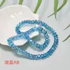 Rueda de Cuentas de Cristal de Colores Deslumbrantes Imitación Swarovski Cuentas para Hilo Cuentas Sueltas para Joyería DIY Accesorios de Joyería Cuentas Planas Venta al por Mayor