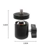 Gimbal metálico de mano mini para fotografía, soporte de teléfono móvil para transmisión en vivo, gimbal esférico, soporte de teléfono móvil compacto portátil de escritorio