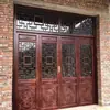 Puertas y ventanas de estilo antiguo chino de talla de madera de Dongyang, puertas y ventanas de celosía de madera maciza, puertas de madera de templo, celosías de ventana de flores, mamparas, puertas de madera tallada