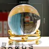 Artesanía de Lujo Ligero Bola de Cristal Adornos Metálicos Sala de Estar Escandinava Gabinete de Vino Oficina Sala de Modelos Decoraciones para el Hogar