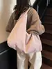 Bolso de Hombro Casual de Moda Transfronterizo para Mujer 2025 Nuevo Estilo Perezoso Coreano Gran Capacidad Bolso de Axila Bolso Tote para Viajar