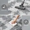 Alfombra para sala de estar de seda y lana teñida anudada, de pelo largo, en stock, cobertura completa de área grande, manta suave para cabecera de dormitorio, venta al por mayor transfronteriza