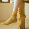 Calcetines Lolita Calcetines de tubo corto Lolita japonesa encaje calcetines de rizo calcetines de tubo corto para mujer Corea del Sur venta al por mayor
