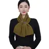 Bufanda de Lana Mezclada Coreana Invierno para Mujer 2025 Nueva Cálida Protección para el Cuello Bufanda de Punto Cruzada Retorcida de Gama Alta