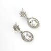 Aretes de Gota de Agua con Pedrería de Industria Pesada Europea y Americana Transfronteriza para Mujer, Moda, Temperamento, Exagerados, Lujo Ligero, de Alta Gama, Personalizados
