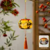 Colgante de Linterna de Caqui del Festival de Mediados de Otoño Nuevo Estilo 2026 Linterna de Flores Luminosa de Mano para Niños Decoración de Escena Exterior
