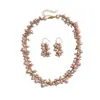 Collar de borla con cuentas de perlas vintage europeo y americano, cadena para la clavícula de nicho de lujo ligero transfronterizo de alta gama, accesorio de moda de Instagram