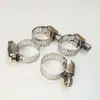 Abrazadera de gas de acero inoxidable al por mayor de fábrica 13-19 mm clip de abrazadera de gas para tubería Abrazadera de manguera americana