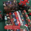 Fabricante Venta al por Mayor de Punto Papel de Envoltura Navideño Papel de Envoltura para Cajas de Regalo Navideñas Impreso a Color a Doble Cara Papel de Envoltura para Ramo