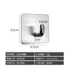 Gancho Adhesivo Fuerte de Acero Inoxidable 304 Transfronterizo Sin Taladro Sin Rastro Gancho para Colgar en Cocina Detrás de la Puerta Perchero Gancho para Sombrero