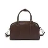 Bolso Boston Almohada de Cuero Genuino para Mujer Otoño e Invierno Nuevo Bolso de Mano de Cuero Curtido Vegetal Bolso Cruzado Casual para Mujer Bolso de Hombro