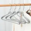 Percha de ropa doméstica sin marcas, anti-bolitas, hombro ancho, antideslizante, para secar ropa, armario, trajes, abrigos, perchero de almacenamiento, gancho