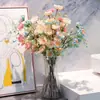 Flores de Rododendro Artificiales al por Mayor Ramo para el Hogar Decoración Flores de Seda Decoración de Mesa Decoración con Flores Artificiales Modelo Nuevo 2026