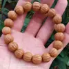 Pulseras de Bodhi de Nogal al por Mayor, Cuentas de Oración Budista, Pulseras para Hombres y Mujeres, Suministro de Fabricante de Joyería, Coleccionables Naturales
