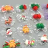 Muñeco de nieve nuevo, árbol de Navidad, reno, diadema de lazo para mascotas de Navidad, accesorios para el cabello, pinzas para el cabello, en stock