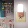 Luz Nocturna LED con Interruptor Color Frío y Cálido Sala de Estar Dormitorio Lámpara de Noche al Por Mayor