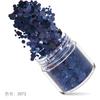Venta caliente transfronteriza: Set de decoración de uñas negro, 12 colores mixtos, lentejuelas, polvo láser degradado brillante