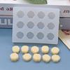 Molde de Silicone com 16 Furos em Formato de Flor para Biscoitos, Bolos DIY, Fondant, Chocolate, Mousse e Biscoitos