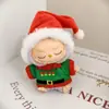 Llavero de Primera, Segunda y Tercera Generación Labubu Ropa Caja Sorpresa Ropa de Muñeca Labubu Gorro Navideño Bufanda Suéter Traje