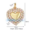 L25 L19 Acessórios para joias DIY microincrustado amor borboleta estrela coração de pêssego coração criativo em forma de coração pequeno pingente