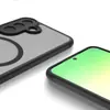 Nova Capa de Celular Samsung A57 com Sensação de Pele Magnética A55 Anti-Queda S26 Anti-Queda S25 Capa Protetora de Celular com Furos Finos Abrangente