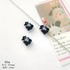 Cuentas sueltas de aleación con forma de oso de viento, estilo fragante, serie en blanco y negro, para collar, pulsera y accesorios hechos a mano
