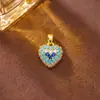 Accesorios de joyería DIY transfronterizos europeos y americanos colgantes geométricos de ojo turco accesorios mini de moda nicho directo del fabricante