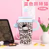 Nueva Taza Térmica de Gran Capacidad Acero Inoxidable 316 Aspecto de Alta Calidad Taza de Agua para Mujer, Estudiante Portátil para Exteriores Taza con Popote