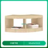 Estantería de Madera Maciza para Niños de Preescolar Gabinete de Almacenamiento Diseño de Área de Lectura para Biblioteca Infantil Estantería con Forma de Castillo Sofá
