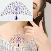 Pegatinas de tatuaje de diamante adhesivas personalizadas para el pecho para fiestas, bailes y actuaciones europeas y americanas, pegatinas decorativas de diamante acrílico para el pecho