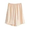 2026 Pantalones de Globo Ligeros Rayas Beige Flecos Pierna Ancha D0507 Conjunto de Dos Piezas Camisa Retorcida Top