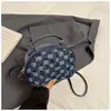 Bolso Cuadrado Pequeño de Mezclilla con Lazo de Moda Bolso de Mujer 2025 Nuevo Nicho Bolso de Mano Versátil Bolso de Hombro Cruzado Elegante
