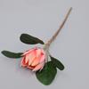 Flor de Rey Artificial Individual Terciopelo Flor de Rey Flor de Rey Grande Accesorios de Decoración de Boda Arreglo Floral Flor Artificial Falsa