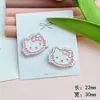 Lindo Moño Gato Acrílico DIY Accesorios Funda de Teléfono Agujero Zapatos Parche Pasador Accesorios para el Cabello Material