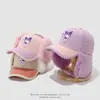 Gorra de Béisbol con Protección Auditiva para Niñas Estilo Coreano Dibujo Animado Lindo Kuromi Gorra con Visera Otoño e Invierno Nueva Gorra Cálida para Niños