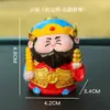 Adornos para coche del Dios de la Riqueza personalizados de fábrica, decoraciones de escritorio creativas estilo chino del Dios de la Riqueza y regalos culturales y creativos del Templo del Dios de la Riqueza