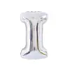 En stock cuerpo imitación delgado 16 pulgadas A- Z individual 26 letras inglesas globo aluminio boda fiesta de cumpleaños diseño lote
