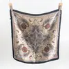 Pañuelo de Seda Estilo Étnico Retro Paisley para Mujer 2026 Nuevo Accesorio de Moda Artístico Pañuelo Fresco Delgado Cuadrado Pequeño