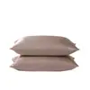 Funda de almohada de seda sintética transfronteriza funda de almohada comercio exterior color liso funda de almohada teñida por ambos lados Amazon EE. UU. venta al por mayor