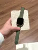 Adecuado para Apple Iwatchs10 Huawei Gt Samsung Series Correa Plegable Magnética Patrón de Cuero de Caballo Loco Correa de Reloj de Cuero