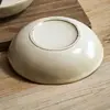 Conjunto Retro de Tigela e Prato de Cerâmica de Nicho Tigelas Práticas de Boca Aberta Pratos Domésticos Pratos de Salada Pratos para Massa Bife Louças Pratos